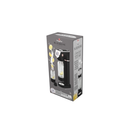 Výrobník sody Berlingerhaus BH-8554 SODABAR + 2 lahve Black Rose Collection (12)