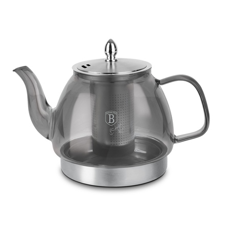 Konvice čajová Berlingerhaus BH-8944 termosklo s filtrem 1,2 l šedá pro indukci (6)
