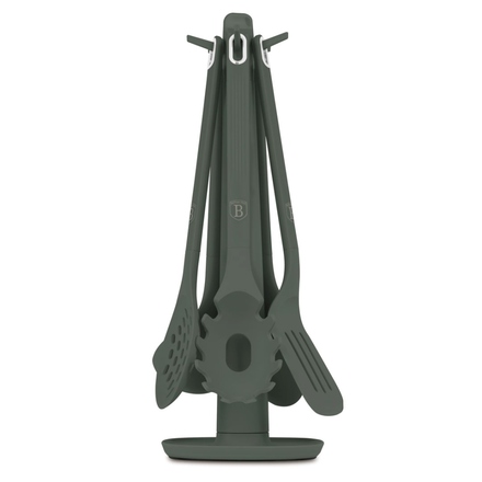 Sada kuchyňského náčiní Berlingerhaus LP-BH-265 sada ve stojanu 6 ks Matte Green Collection (1)