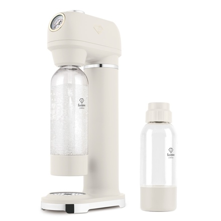 Výrobník sody Berlingerhaus FTV-0130 SODABAR + 2 lahve Matte Cream - Gold Collection