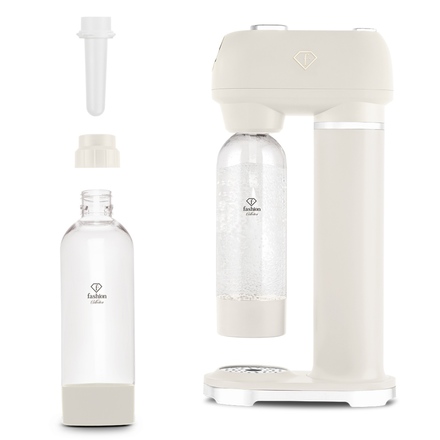 Výrobník sody Berlingerhaus FTV-0130 SODABAR + 2 lahve Matte Cream - Gold Collection (2)