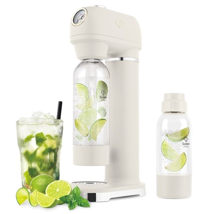 Výrobník sody Berlingerhaus FTV-0130 SODABAR + 2 lahve Matte Cream - Gold Collection (3)