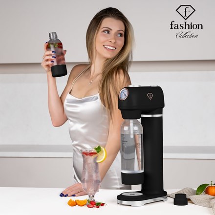 Výrobník sody Berlingerhaus FTV-0129 SODABAR + 2 lahve Matte Black - Rose Gold Collection (9)