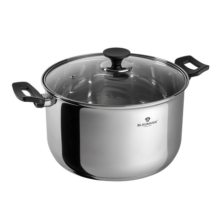 Kastrol nerezový s poklicí Blaumann BL-3857 26 cm Gourmet Line