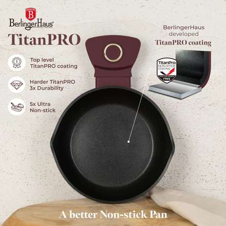 Pánev s titanovým povrchem Berlingerhaus BH-8046 16 cm Leonardo Collection (5)