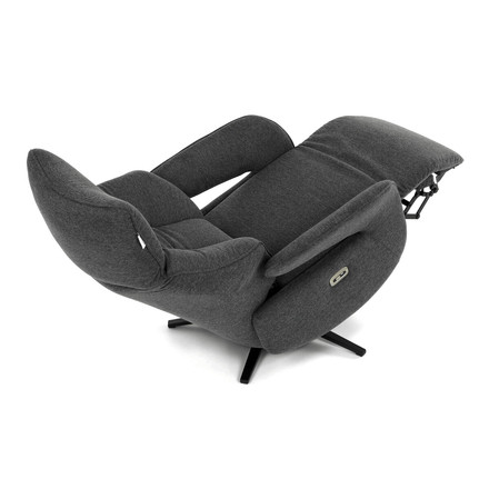 Relaxační křeslo Autronic elektrické zabudované ovládání, šedá, látka, TV-B3973 GREY2 (13)