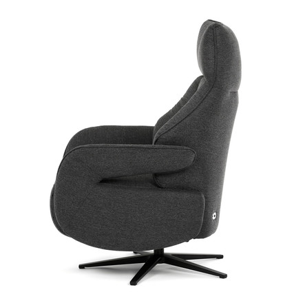 Relaxační křeslo Autronic elektrické zabudované ovládání, šedá, látka, TV-B3973 GREY2 (4)