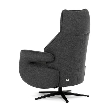 Relaxační křeslo Autronic elektrické zabudované ovládání, šedá, látka, TV-B3973 GREY2 (5)