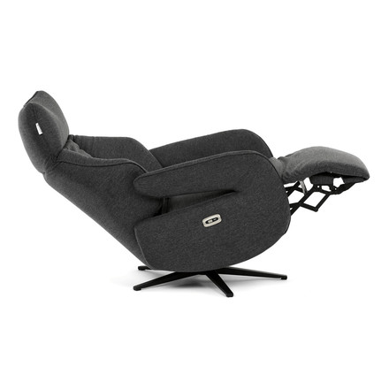 Relaxační křeslo Autronic elektrické zabudované ovládání, šedá, látka, TV-B3973 GREY2 (8)