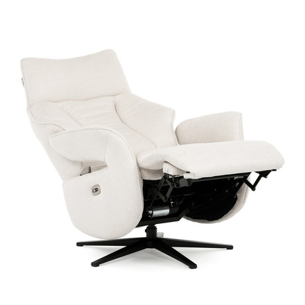 Relaxační křeslo Autronic elektrické zabudované ovládání, krémová, látka, TV-B3973 CRM2 (9)