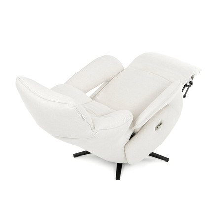 Relaxační křeslo Autronic elektrické zabudované ovládání, krémová, látka, TV-B3973 CRM2 (13)