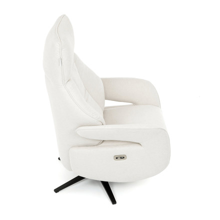 Relaxační křeslo Autronic elektrické zabudované ovládání, krémová, látka, TV-B3973 CRM2 (15)