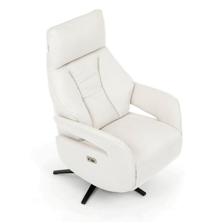 Relaxační křeslo Autronic elektrické zabudované ovládání, krémová, látka, TV-B3973 CRM2 (17)