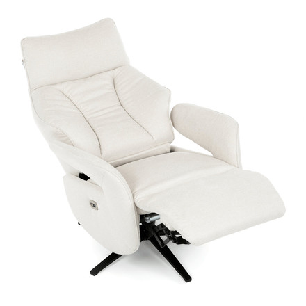 Relaxační křeslo Autronic elektrické zabudované ovládání, krémová, látka, TV-B3973 CRM2 (18)