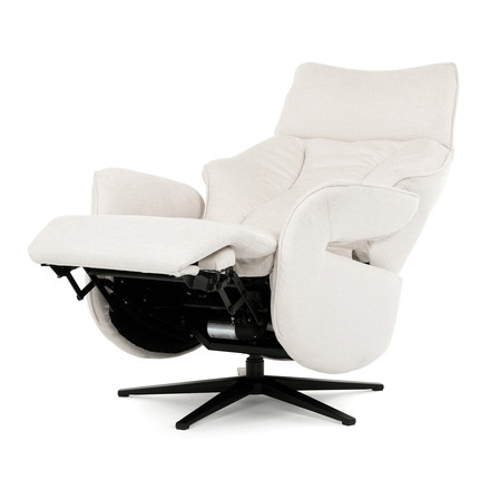 Relaxační křeslo Autronic elektrické zabudované ovládání, krémová, látka, TV-B3973 CRM2 (3)