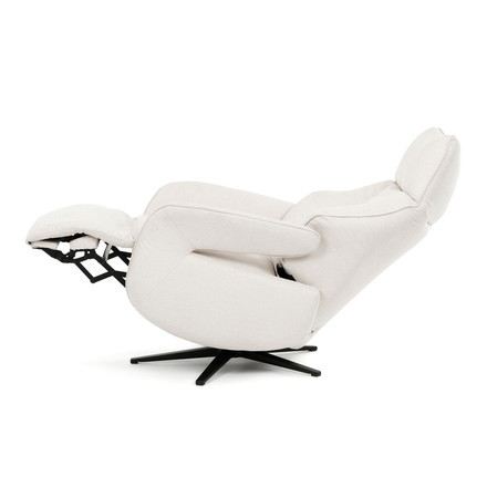 Relaxační křeslo Autronic elektrické zabudované ovládání, krémová, látka, TV-B3973 CRM2 (7)