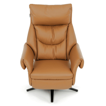 Relaxační křeslo Autronic elektrické zabudované ovládání, béžová, kůže, TV-B3980 BGE3 (13)