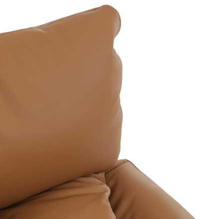 Relaxační křeslo Autronic elektrické zabudované ovládání, béžová, kůže, TV-B3980 BGE3 (20)