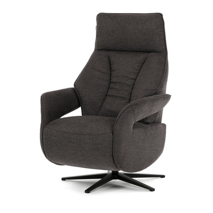 Relaxační křeslo Autronic elektrické zabudované ovládání, hnědá, látka, TV-B3973 BR2