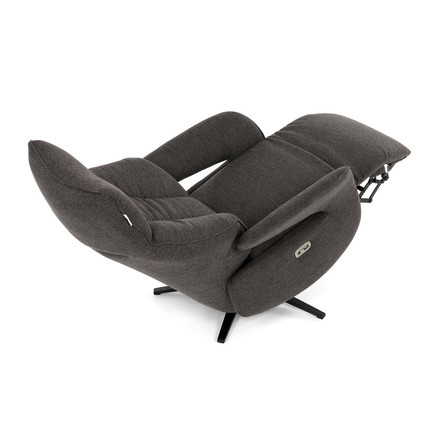 Relaxační křeslo Autronic elektrické zabudované ovládání, hnědá, látka, TV-B3973 BR2 (13)