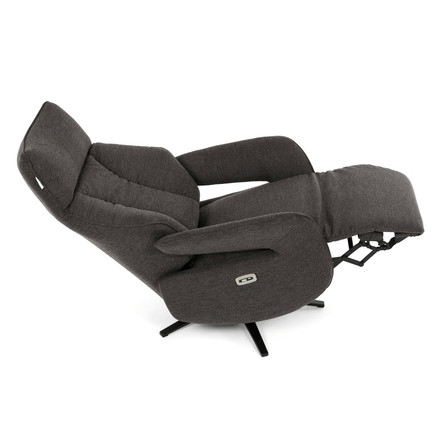 Relaxační křeslo Autronic elektrické zabudované ovládání, hnědá, látka, TV-B3973 BR2 (16)