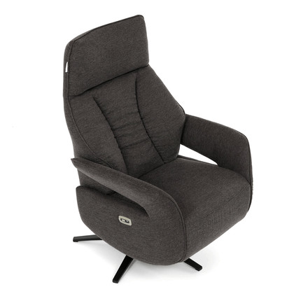 Relaxační křeslo Autronic elektrické zabudované ovládání, hnědá, látka, TV-B3973 BR2 (17)