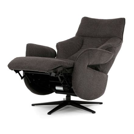 Relaxační křeslo Autronic elektrické zabudované ovládání, hnědá, látka, TV-B3973 BR2 (3)