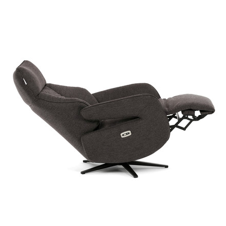 Relaxační křeslo Autronic elektrické zabudované ovládání, hnědá, látka, TV-B3973 BR2 (8)
