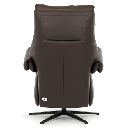 Relaxační křeslo Autronic elektrické zabudované ovládání, hnědá, kůže, TV-B3980 BR3 (9)