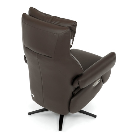 Relaxační křeslo Autronic elektrické zabudované ovládání, hnědá, kůže, TV-B3980 BR3 (14)