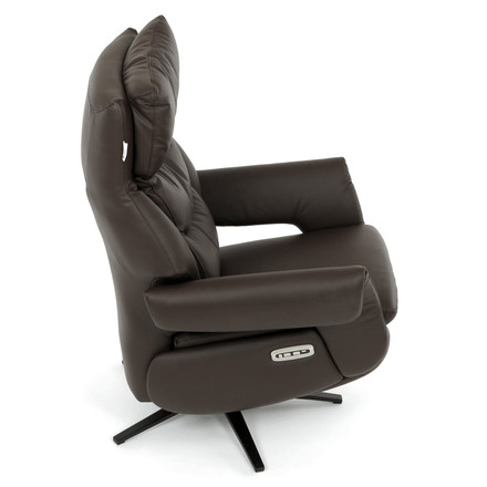 Relaxační křeslo Autronic elektrické zabudované ovládání, hnědá, kůže, TV-B3980 BR3 (15)