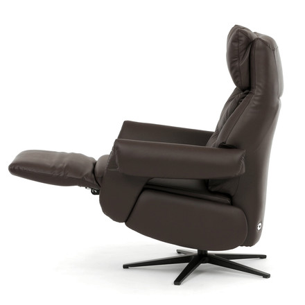 Relaxační křeslo Autronic elektrické zabudované ovládání, hnědá, kůže, TV-B3980 BR3 (6)