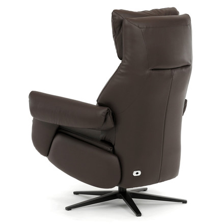 Relaxační křeslo Autronic elektrické zabudované ovládání, hnědá, kůže, TV-B3980 BR3 (8)