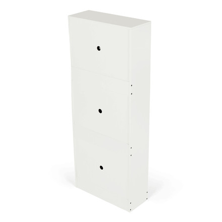Botník Autronic mdf, bílá, ABO-G1018 WT (9)