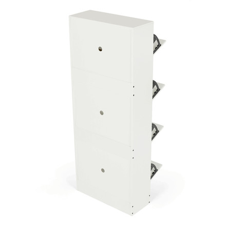 Botník Autronic mdf, bílá, ABO-G1018 WT (11)
