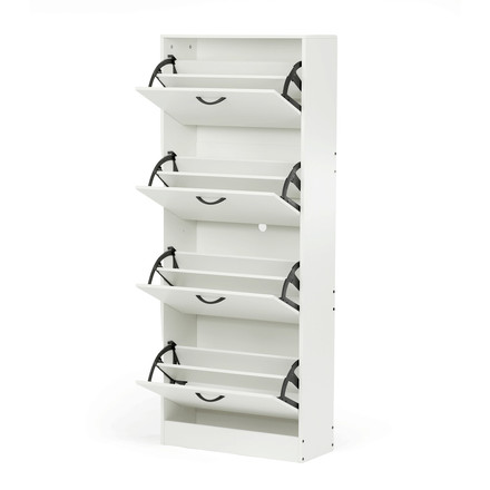 Botník Autronic mdf, bílá, ABO-G1018 WT (7)