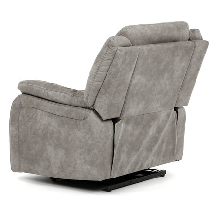 Polohovací křeslo Autronic elektrické zabudované ovládání, šedá, látka vintage, TV-Q8668 GREY3 (9)