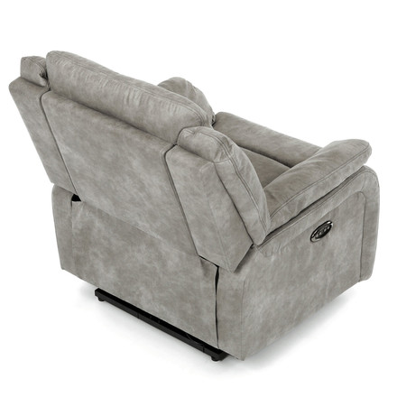 Polohovací křeslo Autronic elektrické zabudované ovládání, šedá, látka vintage, TV-Q8668 GREY3 (15)