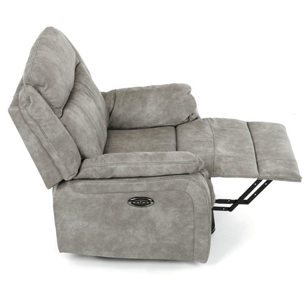 Polohovací křeslo Autronic elektrické zabudované ovládání, šedá, látka vintage, TV-Q8668 GREY3 (17)