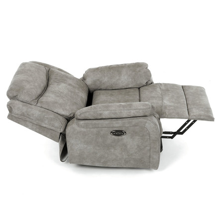 Polohovací křeslo Autronic elektrické zabudované ovládání, šedá, látka vintage, TV-Q8668 GREY3 (18)