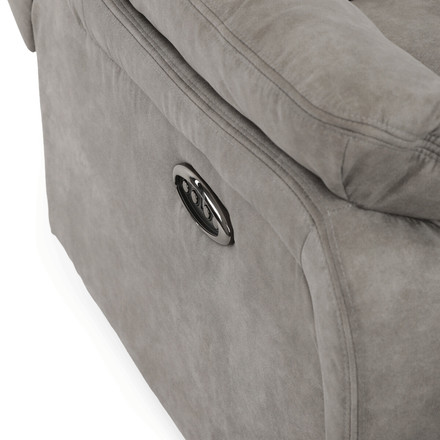Polohovací křeslo Autronic elektrické zabudované ovládání, šedá, látka vintage, TV-Q8668 GREY3 (23)