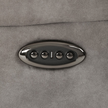 Polohovací křeslo Autronic elektrické zabudované ovládání, šedá, látka vintage, TV-Q8668 GREY3 (24)