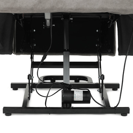 Polohovací křeslo Autronic elektrické zabudované ovládání, šedá, látka vintage, TV-Q8668 GREY3 (25)