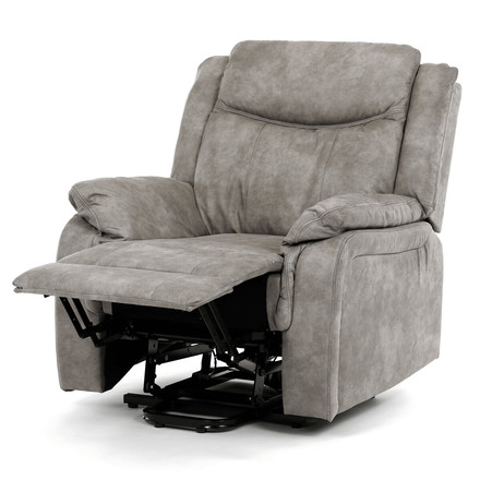 Polohovací křeslo Autronic elektrické zabudované ovládání, šedá, látka vintage, TV-Q8668 GREY3 (3)