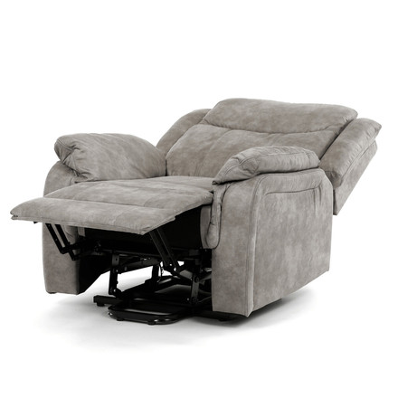 Polohovací křeslo Autronic elektrické zabudované ovládání, šedá, látka vintage, TV-Q8668 GREY3 (4)