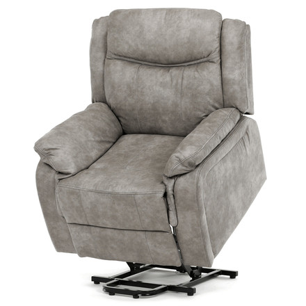 Polohovací křeslo Autronic elektrické zabudované ovládání, šedá, látka vintage, TV-Q8668 GREY3 (5)