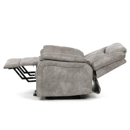 Polohovací křeslo Autronic elektrické zabudované ovládání, šedá, látka vintage, TV-Q8668 GREY3 (8)