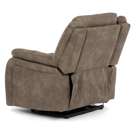 Polohovací křeslo Autronic elektrické zabudované ovládání, hnědá, látka vintage, TV-Q8668 BR3 (9)