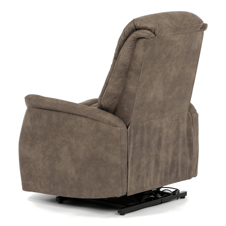 Polohovací křeslo Autronic elektrické zabudované ovládání, hnědá, látka vintage, TV-Q8575 BR3 (9)