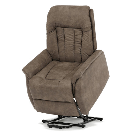 Polohovací křeslo Autronic elektrické zabudované ovládání, hnědá, látka vintage, TV-Q8575 BR3 (5)